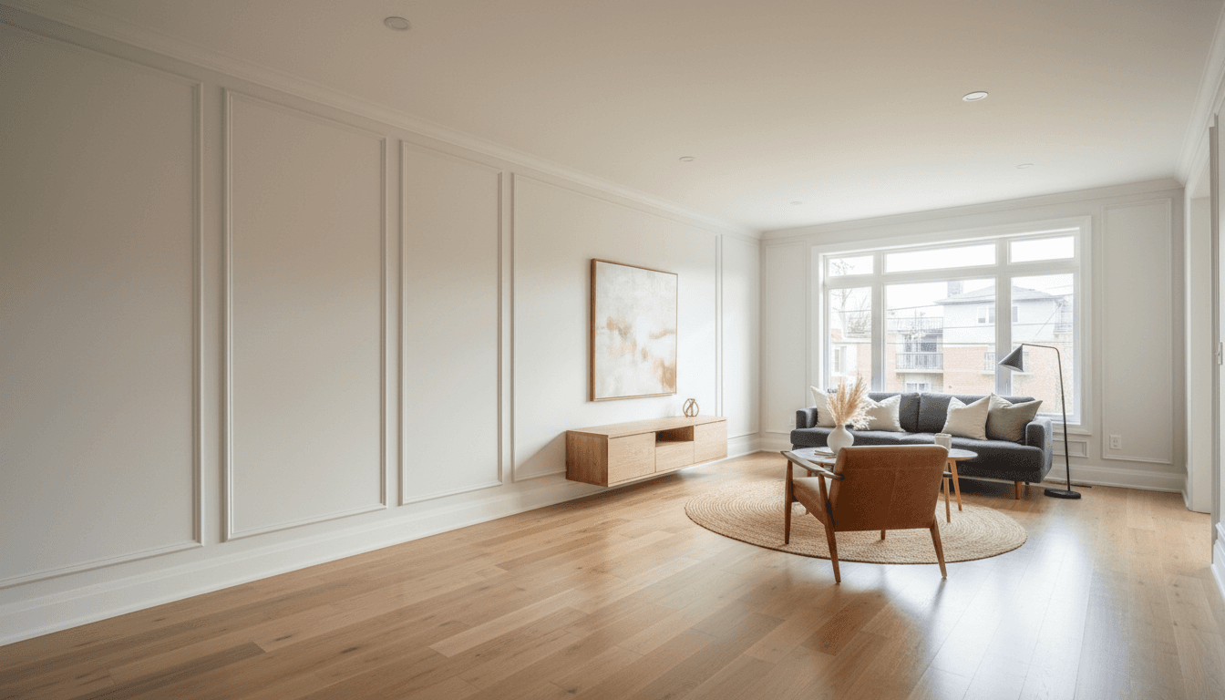 Finished renovation project showcasing quality craftsmanship and attention to detail